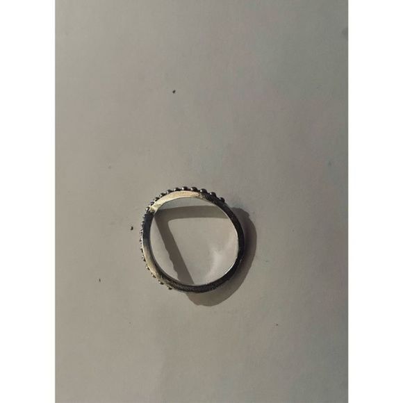 SILVER SPARKLE BOHO TWIST RING - Picture 4 of 6